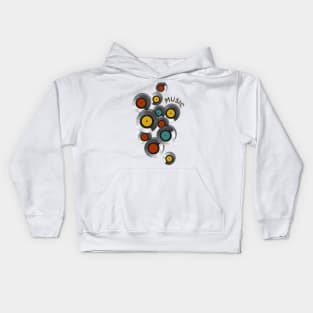 Vinyl records Kids Hoodie